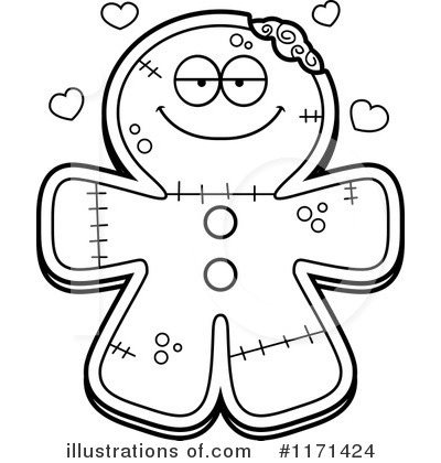 Gingerbread Zombie Clipart #1171424 by Cory Thoman