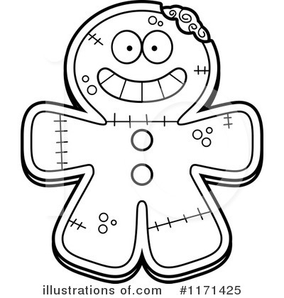 Gingerbread Zombie Clipart #1171425 by Cory Thoman