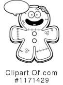 Gingerbread Zombie Clipart #1171429 by Cory Thoman