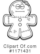 Gingerbread Zombie Clipart #1171431 by Cory Thoman