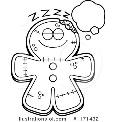 Royalty-Free (RF) Gingerbread Zombie Clipart Illustration by Cory Thoman - Stock Sample #1171432