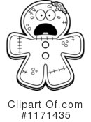 Gingerbread Zombie Clipart #1171435 by Cory Thoman