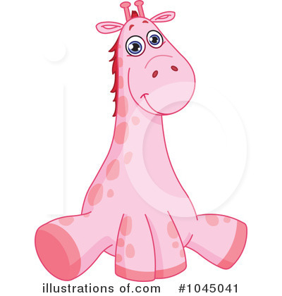 Royalty-Free (RF) Giraffe Clipart Illustration by yayayoyo - Stock Sample #1045041