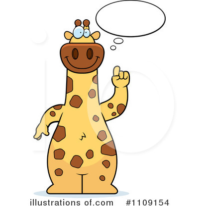 Royalty-Free (RF) Giraffe Clipart Illustration by Cory Thoman - Stock Sample #1109154
