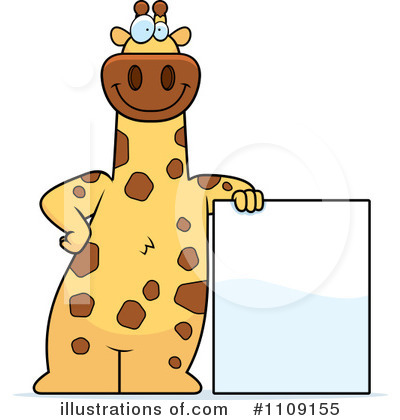 Royalty-Free (RF) Giraffe Clipart Illustration by Cory Thoman - Stock Sample #1109155