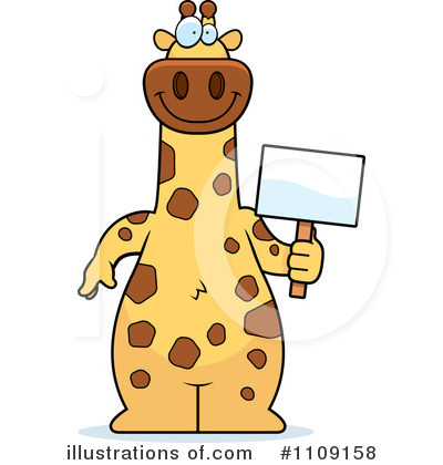 Royalty-Free (RF) Giraffe Clipart Illustration by Cory Thoman - Stock Sample #1109158
