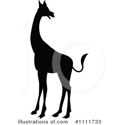 Royalty-Free (RF) Giraffe Clipart Illustration by Prawny Vintage - Stock Sample #1111733