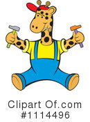 Giraffe Clipart #1114496 by Lal Perera