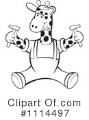 Giraffe Clipart #1114497 by Lal Perera