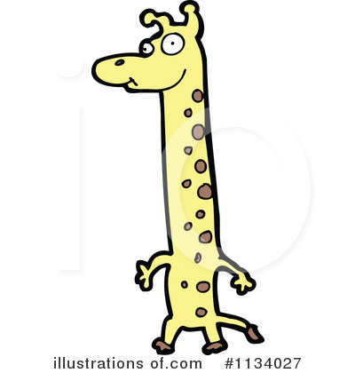 Royalty-Free (RF) Giraffe Clipart Illustration by lineartestpilot - Stock Sample #1134027