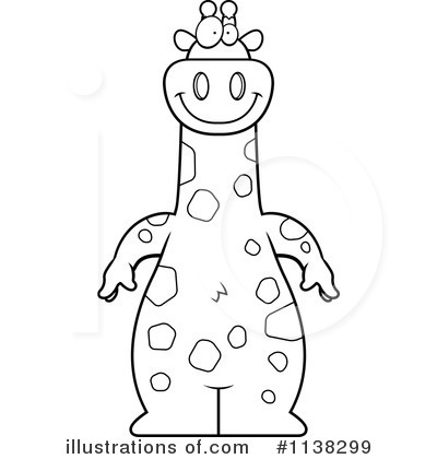 Giraffe Clipart #1138299 by Cory Thoman