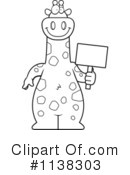 Giraffe Clipart #1138303 by Cory Thoman