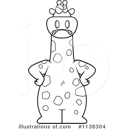 Giraffe Clipart #1138304 by Cory Thoman