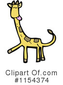 Giraffe Clipart #1154374 by lineartestpilot