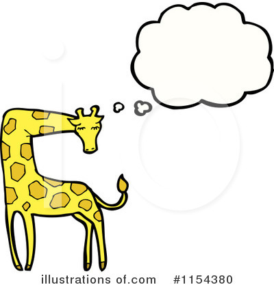 Royalty-Free (RF) Giraffe Clipart Illustration by lineartestpilot - Stock Sample #1154380