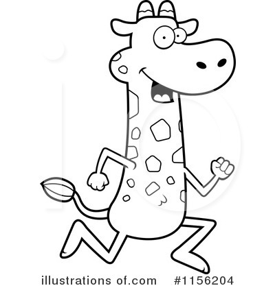 Giraffe Clipart #1156204 by Cory Thoman