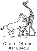 Giraffe Clipart #1180459 by Prawny Vintage