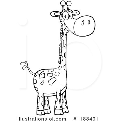 Giraffe Clipart #1188491 by Hit Toon