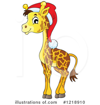 Royalty-Free (RF) Giraffe Clipart Illustration by visekart - Stock Sample #1218910