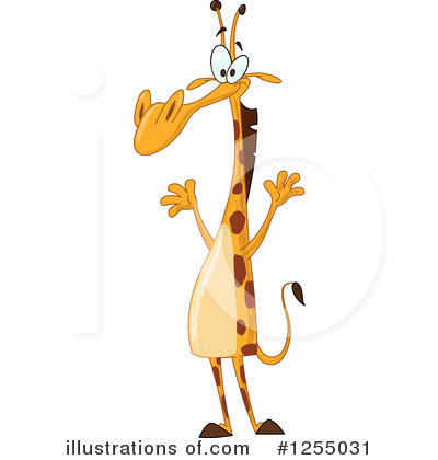 Royalty-Free (RF) Giraffe Clipart Illustration by yayayoyo - Stock Sample #1255031