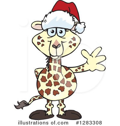 Giraffe Clipart #1283308 by Dennis Holmes Designs