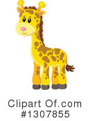 Giraffe Clipart #1307855 by visekart