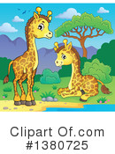 Giraffe Clipart #1380725 by visekart