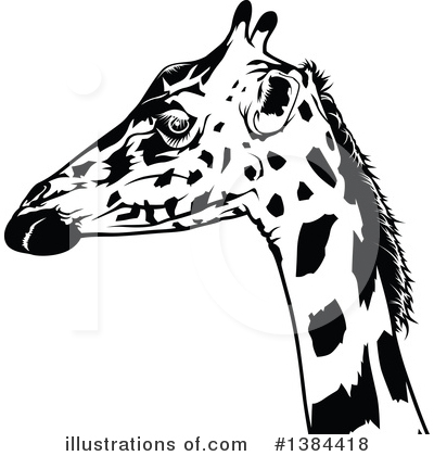 Royalty-Free (RF) Giraffe Clipart Illustration by dero - Stock Sample #1384418