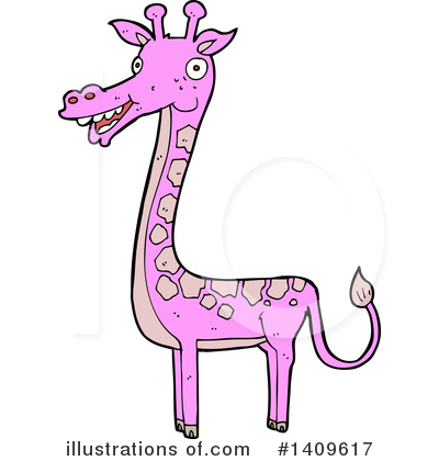 Giraffe Clipart #1409617 by lineartestpilot