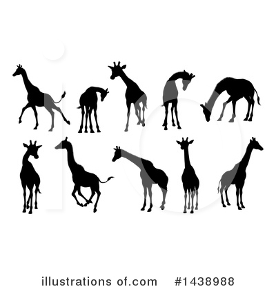 Royalty-Free (RF) Giraffe Clipart Illustration by AtStockIllustration - Stock Sample #1438988