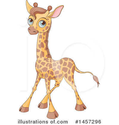 Royalty-Free (RF) Giraffe Clipart Illustration by Pushkin - Stock Sample #1457296