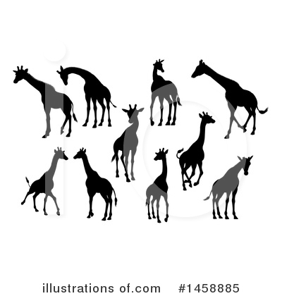 Royalty-Free (RF) Giraffe Clipart Illustration by AtStockIllustration - Stock Sample #1458885