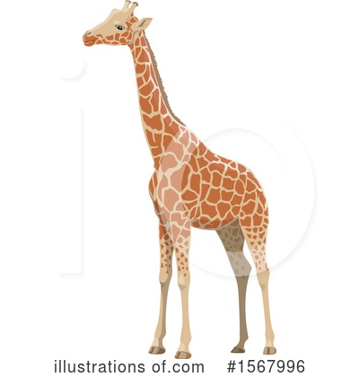 Giraffe Clipart #1567996 by Vector Tradition SM