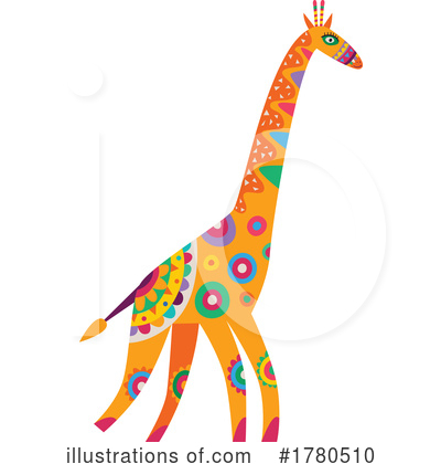 Giraffe Clipart #1780510 by Vector Tradition SM