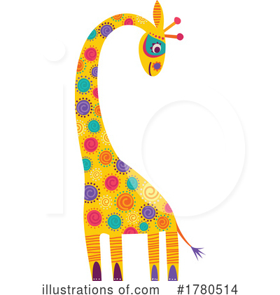 Giraffe Clipart #1780514 by Vector Tradition SM