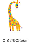 Giraffe Clipart #1780514 by Vector Tradition SM