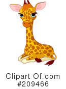 Giraffe Clipart #209466 by Pushkin