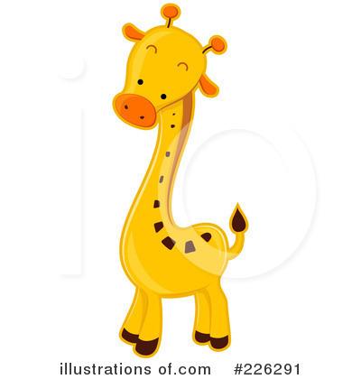 Royalty-Free (RF) Giraffe Clipart Illustration by BNP Design Studio - Stock Sample #226291