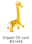 Giraffe Clipart #31446 by Alex Bannykh