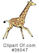 Giraffe Clipart #36047 by Dennis Holmes Designs