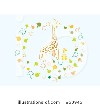 Royalty-Free (RF) Giraffe Clipart Illustration by Cherie Reve - Stock Sample #50945