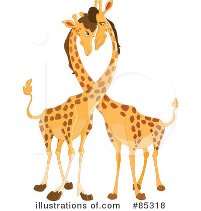 Royalty-Free (RF) Giraffe Clipart Illustration by yayayoyo - Stock Sample #85318