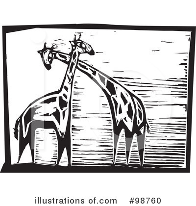 Royalty-Free (RF) Giraffe Clipart Illustration by xunantunich - Stock Sample #98760