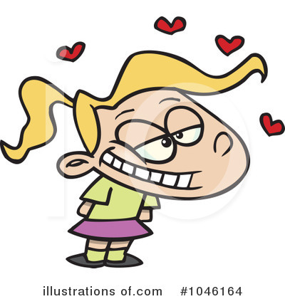 Royalty-Free (RF) Girl Clipart Illustration by toonaday - Stock Sample #1046164