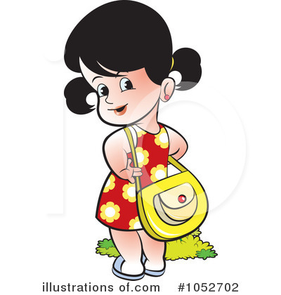 Royalty-Free (RF) Girl Clipart Illustration by Lal Perera - Stock Sample #1052702