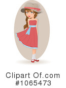Girl Clipart #1065473 by Melisende Vector