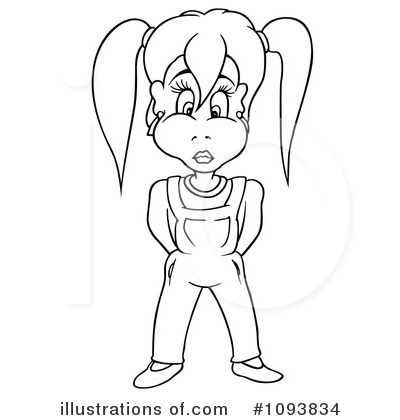 Royalty-Free (RF) Girl Clipart Illustration by dero - Stock Sample #1093834