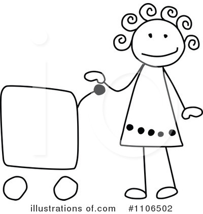 Royalty-Free (RF) Girl Clipart Illustration by C Charley-Franzwa - Stock Sample #1106502