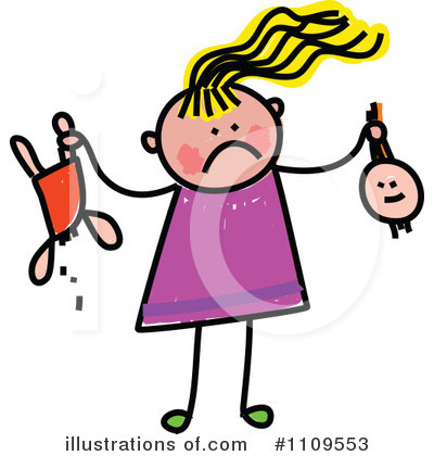 Royalty-Free (RF) Girl Clipart Illustration by Prawny - Stock Sample #1109553