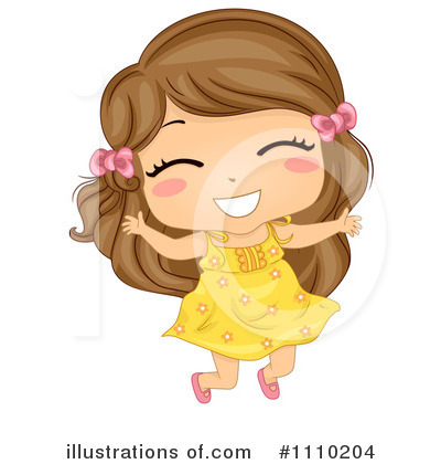 Royalty-Free (RF) Girl Clipart Illustration by BNP Design Studio - Stock Sample #1110204